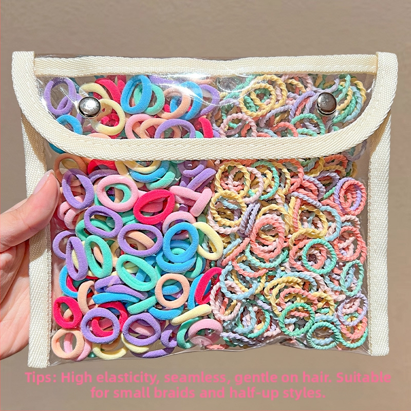 Детска гумена лента за бебета, малък размер, въже за глава, малка гумена лента за коса за момичета, въже за коса с палец, шапка