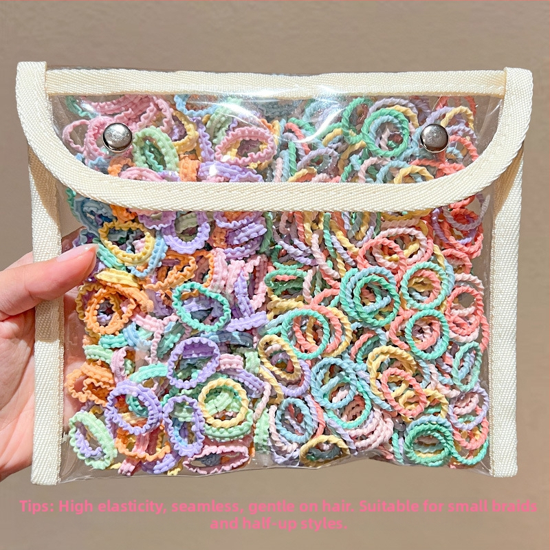 Детска гумена лента за бебета, малък размер, въже за глава, малка гумена лента за коса за момичета, въже за коса с палец, шапка