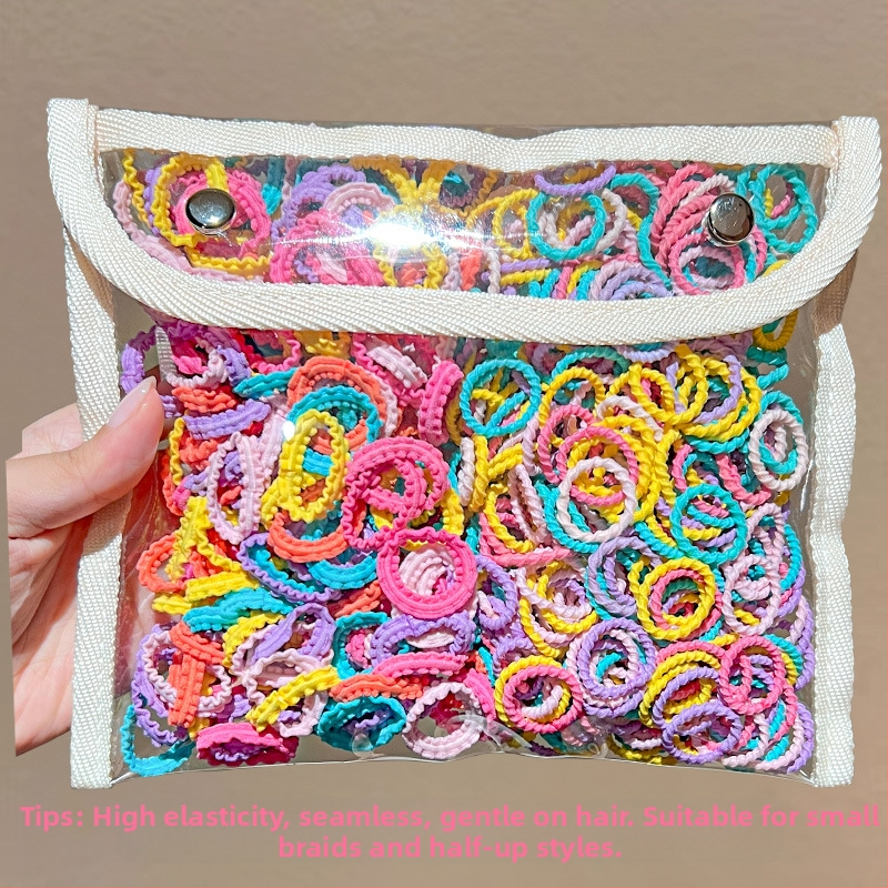 Детска гумена лента за бебета, малък размер, въже за глава, малка гумена лента за коса за момичета, въже за коса с палец, шапка