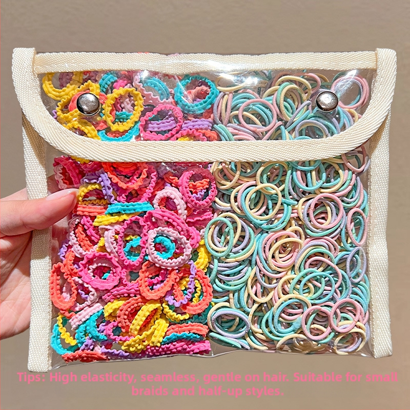 Детска гумена лента за бебета, малък размер, въже за глава, малка гумена лента за коса за момичета, въже за коса с палец, шапка