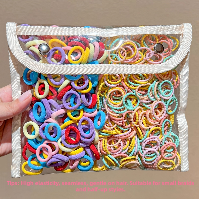 Детска гумена лента за бебета, малък размер, въже за глава, малка гумена лента за коса за момичета, въже за коса с палец, шапка