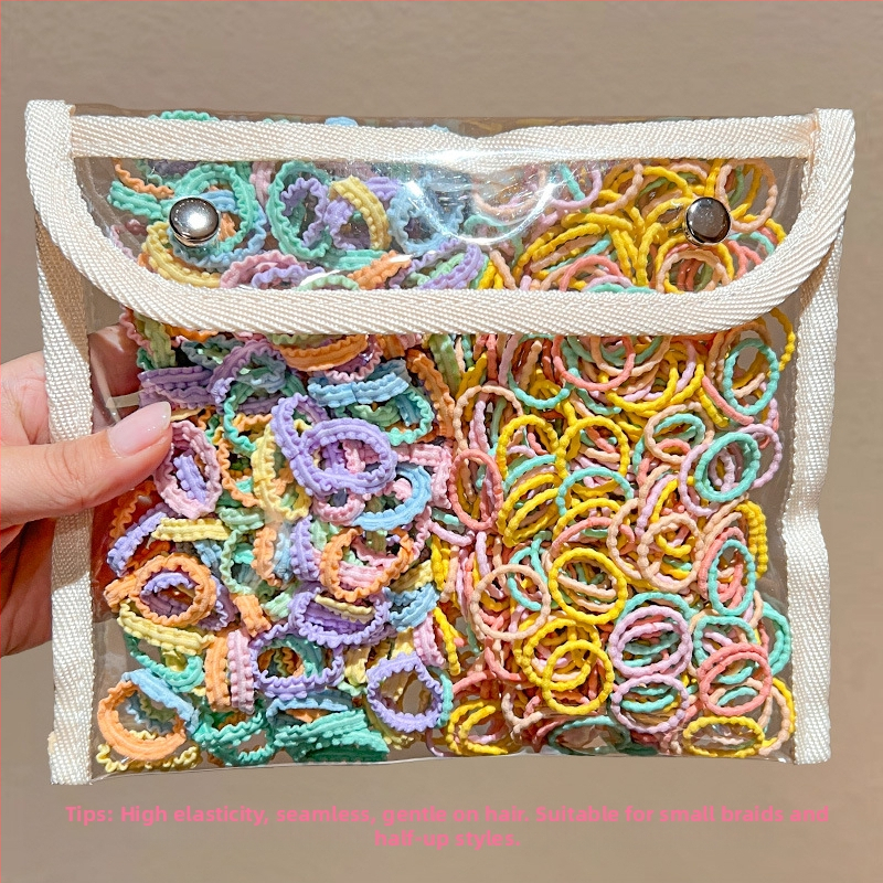 Детска гумена лента за бебета, малък размер, въже за глава, малка гумена лента за коса за момичета, въже за коса с палец, шапка