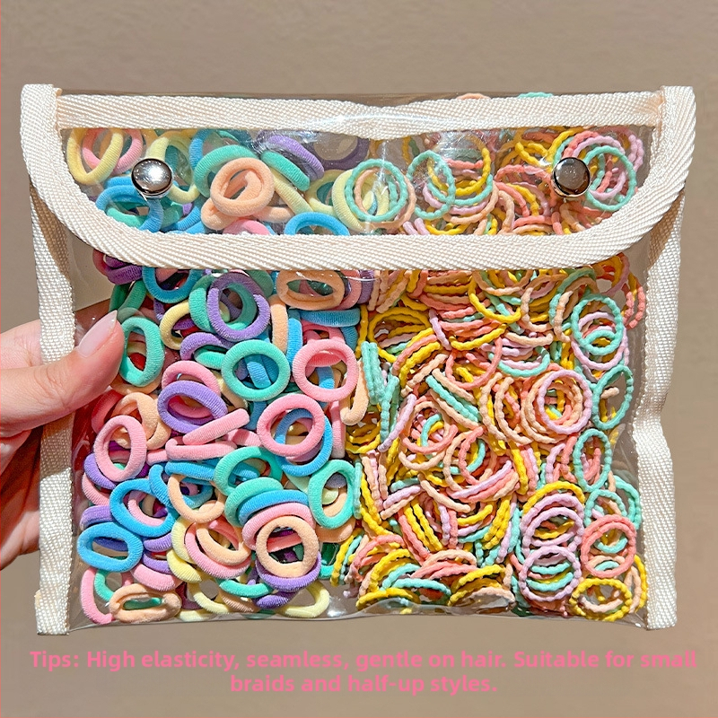 Детска гумена лента за бебета, малък размер, въже за глава, малка гумена лента за коса за момичета, въже за коса с палец, шапка