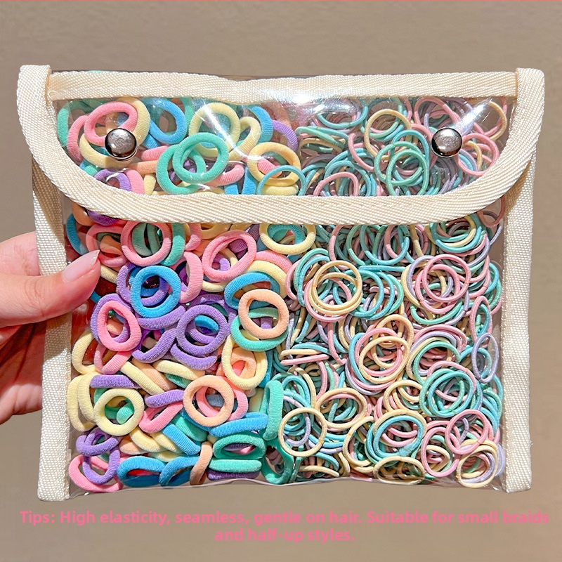 Детска гумена лента за бебета, малък размер, въже за глава, малка гумена лента за коса за момичета, въже за коса с палец, шапка