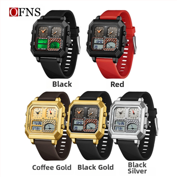 Oufanyishi väliskaubanduse elektrooniline kell mitmeotstarbeline temperatuuri mõõtmise spordikell helendav veekindel õpilaste mägironimise elektrooniline kell