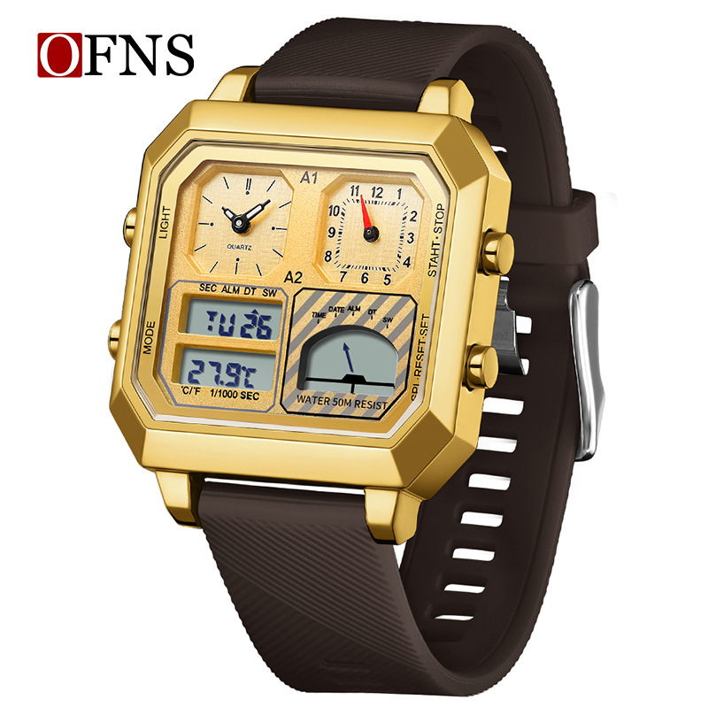 Oufanyishi väliskaubanduse elektrooniline kell mitmeotstarbeline temperatuuri mõõtmise spordikell helendav veekindel õpilaste mägironimise elektrooniline kell