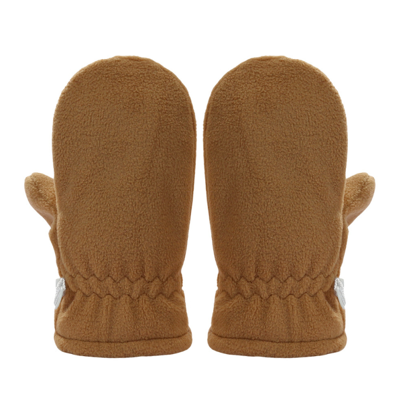 Uued piiriülesed lastekindad polaarfliisist beebikindad lisavad paksud ühevärvilised beebikindad talvekindad