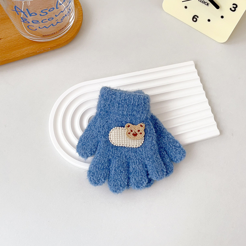 Naujos animacinių filmukų vaikiškos pirštinės, atsparios šalčiui ir šilumai rudenį ir žiemą, sustorintos berniukams ir mergaitėms, kūdikiams, važiavimui dviračiu ir rašymui penkių pirštų