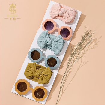 Novi europski i američki dječji dodaci za kosu, visokoosjetljivi dječji veliki trak za kosu s mašnom, modni dječji ljetni sunčani naočale