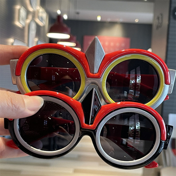 Laste polariseeritud päikeseprillid Ultraman silikoonist beebiprillid Lahedad UV-kaitsega poiste moe päikeseprillid Sun Wukong