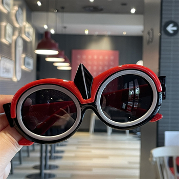 Laste polariseeritud päikeseprillid Ultraman silikoonist beebiprillid Lahedad UV-kaitsega poiste moe päikeseprillid Sun Wukong