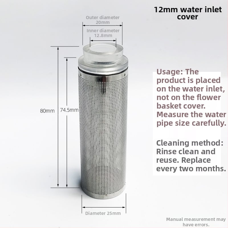 Roostevabast terasest vee sisselaskeava kaitseümbris kalapaagi akvaariumi filterfiltri tünnifiltri ekraan vee sisselaskeava kate kristallkrevetivõrk