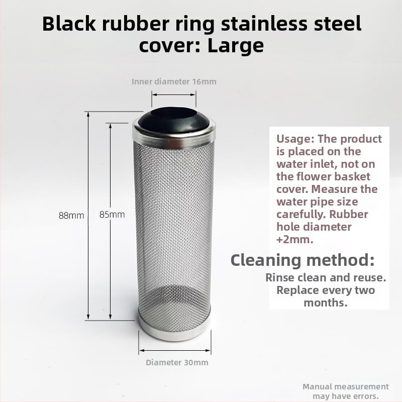 Roostevabast terasest vee sisselaskeava kaitseümbris kalapaagi akvaariumi filterfiltri tünnifiltri ekraan vee sisselaskeava kate kristallkrevetivõrk