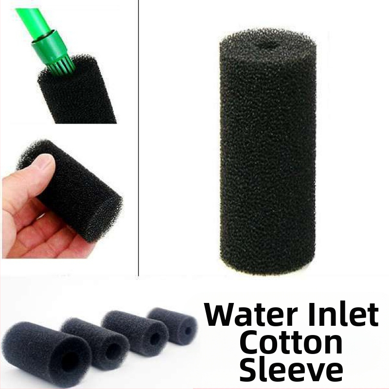 Защита на входа за вода, памучен капак, аквариумен филтър, защитна мрежа от неръждаема стомана, кристален памучен капак за скариди, биохимичен памучен капак, отглеждане на скариди