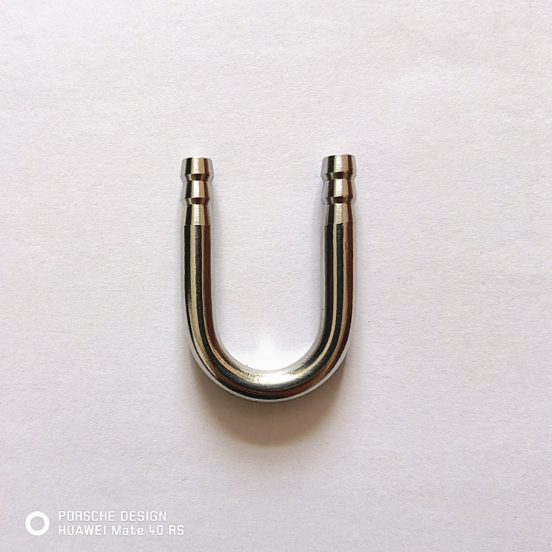 Akvaariumi varustus 304 roostevabast terasest U-kujuline toru U-kujuline ühendus co2U-kujuline ühendus süsinikdioksiidi õhutoru universaalne küünarnukk