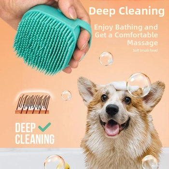 Βούρτσα μπάνιου κατοικίδιων, εργαλείο τριψίματος, τεχνητά αντικείμενα για γάτες, αρκουδάκι, χρυσαφένια μαλλιά, ειδικά είδη καθαρισμού σκύλων, βούρτσα για σκύλους