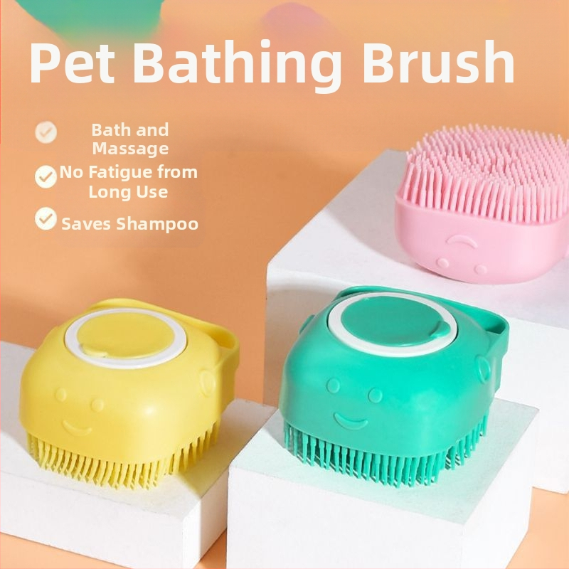 Perie de baie pentru animale de companie, frecare, pisică, artefact, instrument, Teddy, păr auriu, special pentru câini, consumabile de curățare, perie pentru câini