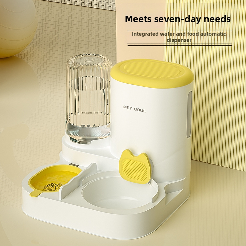 Naminių gyvūnėlių maitinimas ir vandens maitinimas „viskas viename“ vandens dozatorius iš nerūdijančio plieno šunų maisto dubenėlis katėms ryžių dubenėlis maitinimas vanduo geriamasis vanduo naminių gyvūnėlių reikmenys