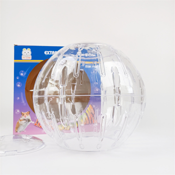 Žiurkėno vidutinio dydžio permatomas bėgimo kamuolys 18 cm Auksinis lokys nykštukinis kamuolys ežiukas medaus maišelis voverės viršutiniai drabužiai