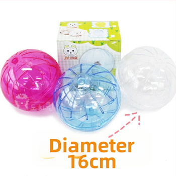 Žiurkėno vidutinio dydžio permatomas bėgimo kamuolys 18 cm Auksinis lokys nykštukinis kamuolys ežiukas medaus maišelis voverės viršutiniai drabužiai