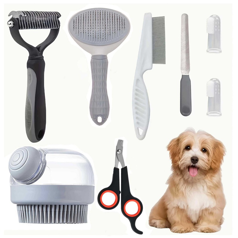 Kokkuvõte Iluülikond Lemmikloomade küünekatted ja viilid Kirbukamm Lemmikloomade karvaeemaldamise hari Silikoonist hambahari Märgistus