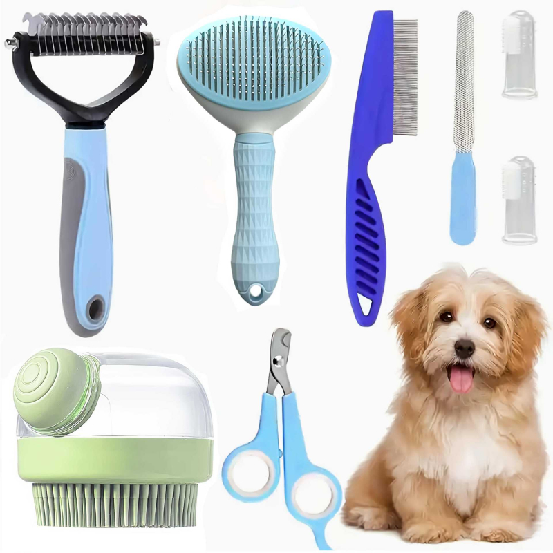 Kokkuvõte Iluülikond Lemmikloomade küünekatted ja viilid Kirbukamm Lemmikloomade karvaeemaldamise hari Silikoonist hambahari Märgistus