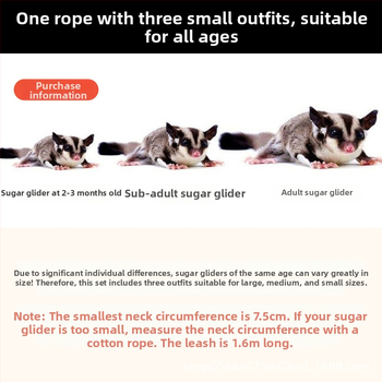 Въже за теглене на торбичка с мед, против бягство, против ухапване, хамстер, Златна мечка, катерица, домашни любимци, реквизити на едро