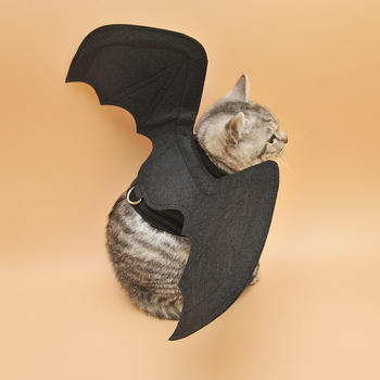 Ρούχα για γάτες από όλο τον κόσμο, ρούχα για σκύλους από τσόχα, ρούχα για κατοικίδια, αστεία ρούχα με σχήμα φτερούγιας νυχτερίδας