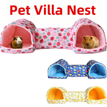 Nové hniezdo škrečka, sépia, morča, medové vrecko, klzák, holandský únikový domček pre prasatá, štyri ročné obdobia, teplé bavlnené hniezdo, tunelová vila