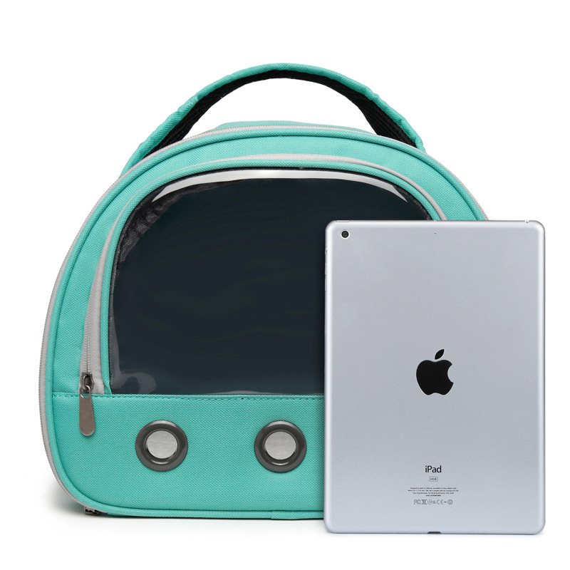 Žiurkėno nešiojimo krepšys ant vieno peties, sulankstomas „Amazon“ papūgos, jūrų kiaulytės, voverės, ežio, permatomas, kvėpuojantis krepšys