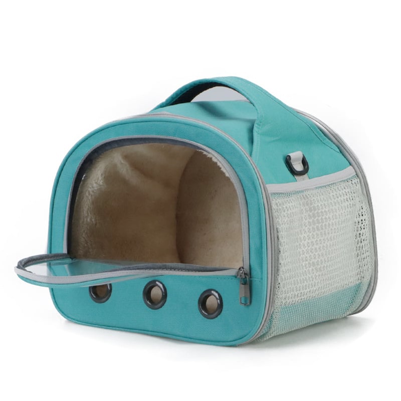 Žiurkėno nešiojimo krepšys ant vieno peties, sulankstomas „Amazon“ papūgos, jūrų kiaulytės, voverės, ežio, permatomas, kvėpuojantis krepšys