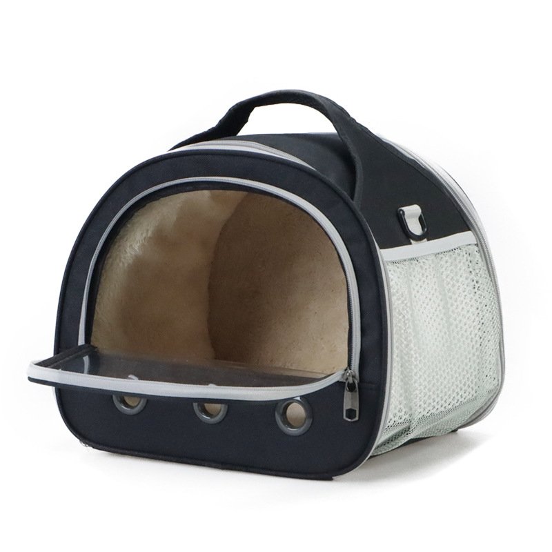 Žiurkėno nešiojimo krepšys ant vieno peties, sulankstomas „Amazon“ papūgos, jūrų kiaulytės, voverės, ežio, permatomas, kvėpuojantis krepšys