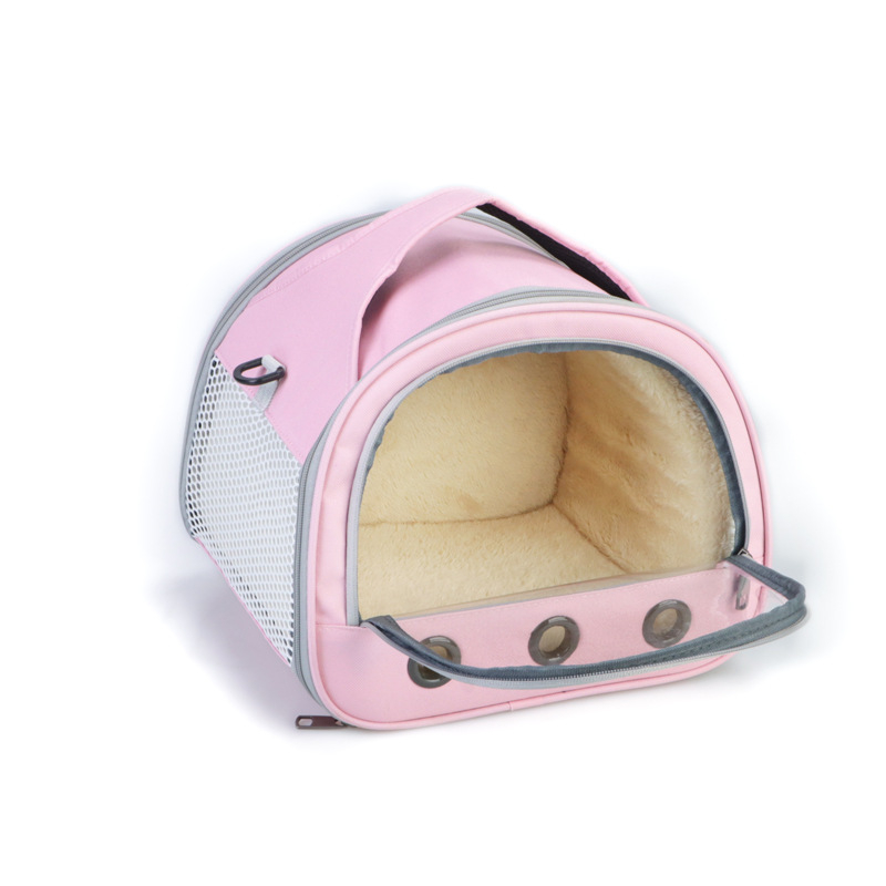 Žiurkėno nešiojimo krepšys ant vieno peties, sulankstomas „Amazon“ papūgos, jūrų kiaulytės, voverės, ežio, permatomas, kvėpuojantis krepšys