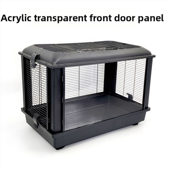 Πολυτελές κλουβί για χάμστερ 60 λίτρων υψηλής ποιότητας ακρυλικό πιάτο εξωραϊσμού χρυσή αρκούδα διαφανές κλουβί με βάση ρουτίνης για κοτόπουλο φθηνό κλουβί