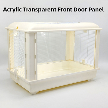 Πολυτελές κλουβί για χάμστερ 60 λίτρων υψηλής ποιότητας ακρυλικό πιάτο εξωραϊσμού χρυσή αρκούδα διαφανές κλουβί με βάση ρουτίνης για κοτόπουλο φθηνό κλουβί