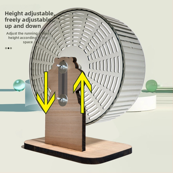 Žiurkėno bėgimo ratas „Mute“, 24 cm, didelis volelis, auksinis lokys, bėgimo reikmenys, naminių gyvūnėlių reikmenys, bėgikas, kraštovaizdžio žaislas