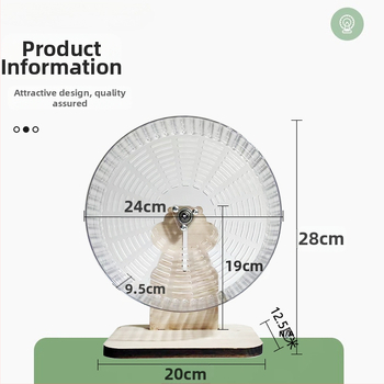 Žiurkėno bėgimo ratas „Mute“, 24 cm, didelis volelis, auksinis lokys, bėgimo reikmenys, naminių gyvūnėlių reikmenys, bėgikas, kraštovaizdžio žaislas