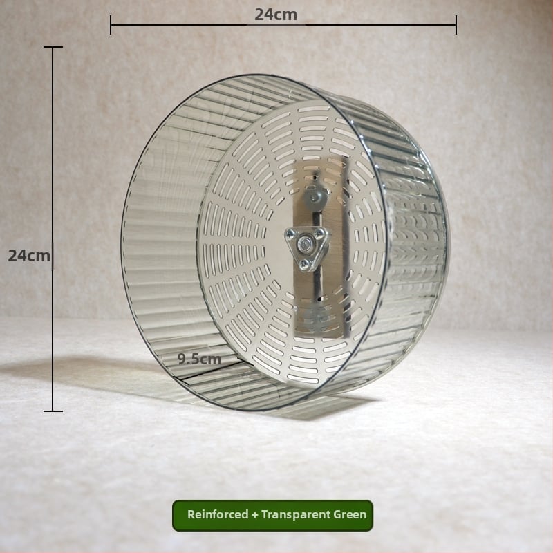 Žiurkėno bėgimo ratas „Mute“, 24 cm, didelis volelis, auksinis lokys, bėgimo reikmenys, naminių gyvūnėlių reikmenys, bėgikas, kraštovaizdžio žaislas