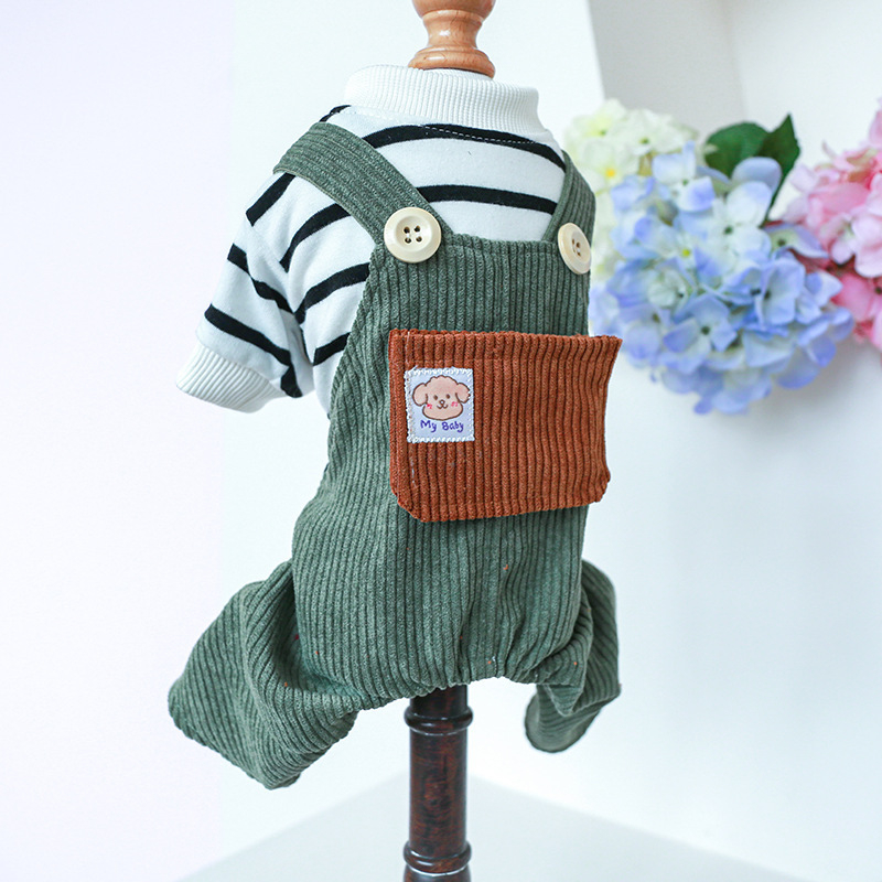 Pet Circle`i koerariided kevad- ja suveks uued velvetist velvetist keskmise ja väikese koera beebile mõeldud rohelise kohvi taskuga traksid