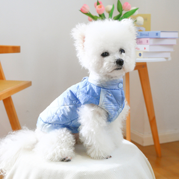 laos piiriülesed plahvatused lemmiklooma kutsika kassi riided otse tehasest sügis ja talvine paks soe rombikujuline puuvillane vooderdisega riided