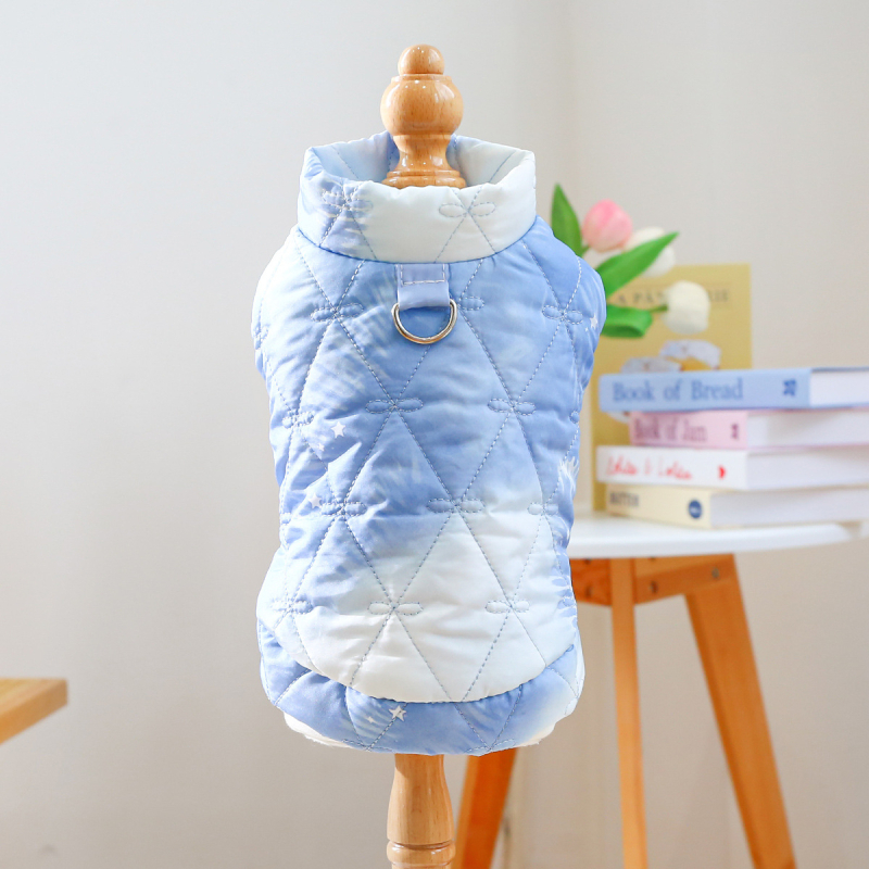 laos piiriülesed plahvatused lemmiklooma kutsika kassi riided otse tehasest sügis ja talvine paks soe rombikujuline puuvillane vooderdisega riided