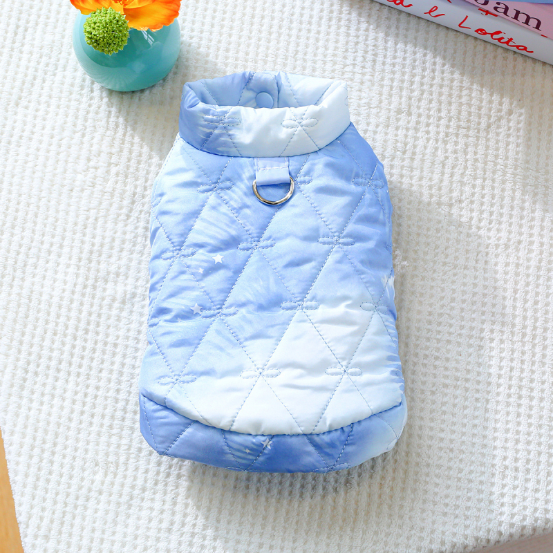 laos piiriülesed plahvatused lemmiklooma kutsika kassi riided otse tehasest sügis ja talvine paks soe rombikujuline puuvillane vooderdisega riided