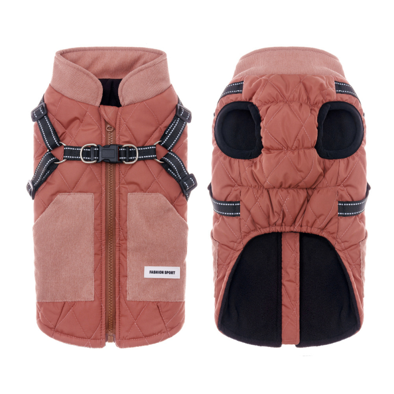 Uued sügis- ja talvelemmiriided väikesele koerale, veekindlad, paksendatud soojad koerariided, helkurrihmaga koerariided, hulgimüük