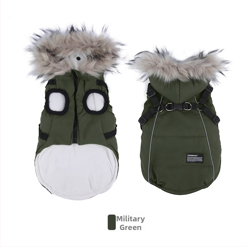 Uued sügis- ja talvelemmiriided väikesele koerale, veekindlad, paksendatud soojad koerariided, helkurrihmaga koerariided, hulgimüük