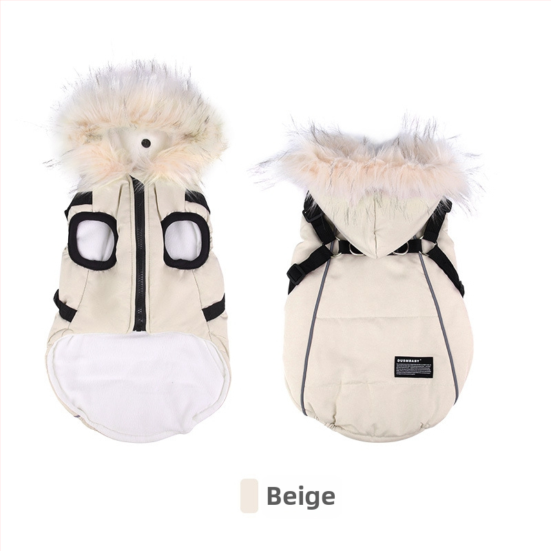 Uued sügis- ja talvelemmiriided väikesele koerale, veekindlad, paksendatud soojad koerariided, helkurrihmaga koerariided, hulgimüük