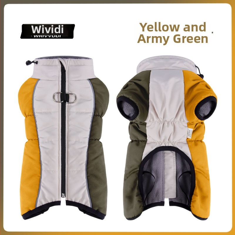 Uued sügis- ja talvelemmiriided väikesele koerale, veekindlad, paksendatud soojad koerariided, helkurrihmaga koerariided, hulgimüük