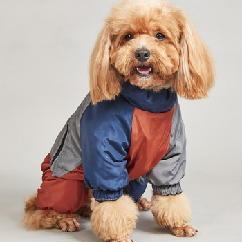 Naujas, spalvą atitinkantis, medvilninis žieminis paltas vidutinio dydžio ir didelių dydžių šunims, šilti ir patogūs, nuimami keturkojų drabužiai.