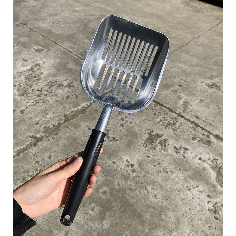 Naminių gyvūnėlių reikmenys metaliniai lupimo įrankiai kačių kraiko kastuvas kačių kraiko kastuvas kačių kraiko kastuvas nerūdijančio plieno didmeninė prekyba