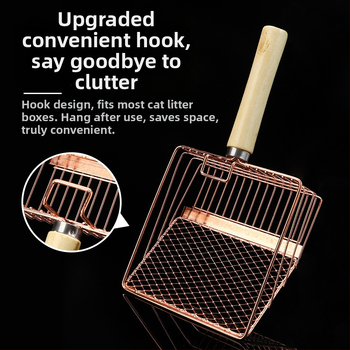 6 kartos kačių kraiko kastuvas ilga rankena metalinis kačių kraiko kastuvas iš nerūdijančio plieno didelis kačių kastuvas išmatoms oficialus valymo įrankis gamyklos tiesioginis pardavimas