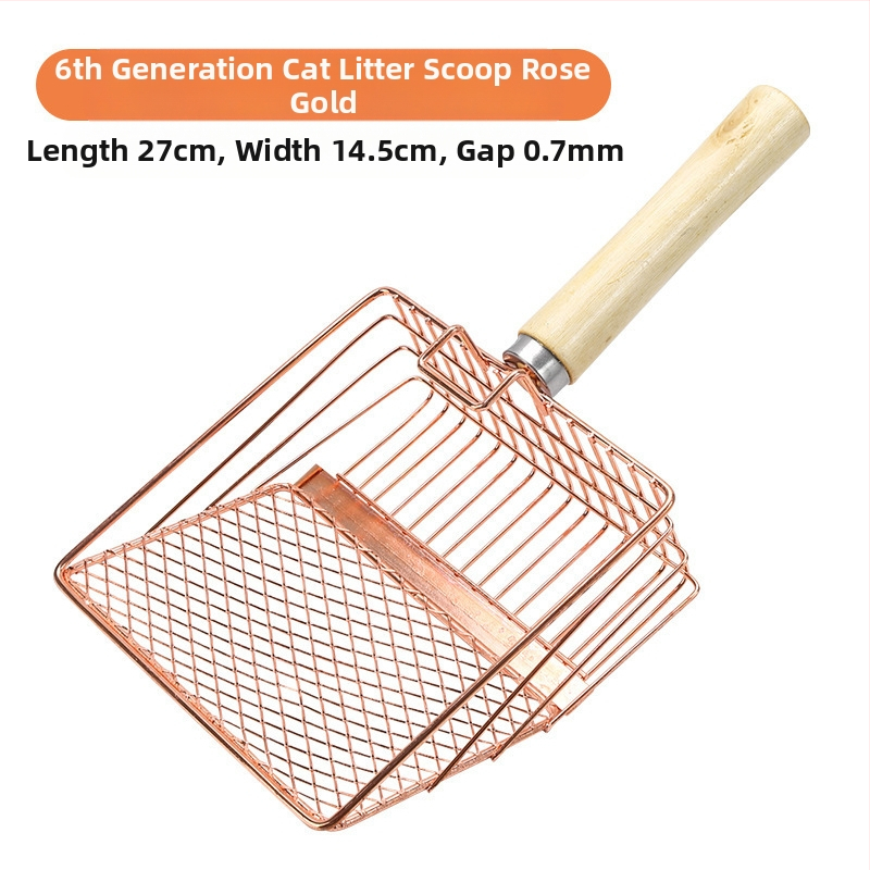 6 kartos kačių kraiko kastuvas ilga rankena metalinis kačių kraiko kastuvas iš nerūdijančio plieno didelis kačių kastuvas išmatoms oficialus valymo įrankis gamyklos tiesioginis pardavimas